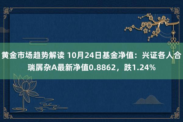 黄金市场趋势解读 10月24日基金净值：兴证各人合瑞羼杂A最新净值0.8862，跌1.24%