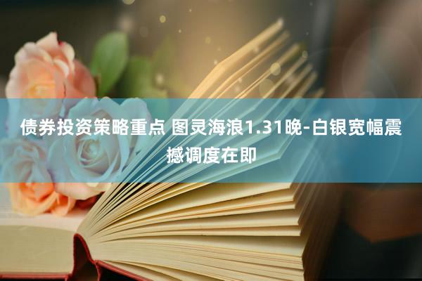 债券投资策略重点 图灵海浪1.31晚-白银宽幅震撼调度在即