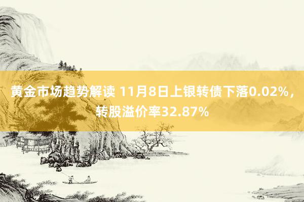 黄金市场趋势解读 11月8日上银转债下落0.02%，转股溢价率32.87%