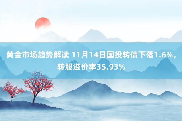 黄金市场趋势解读 11月14日国投转债下落1.6%，转股溢价率35.93%