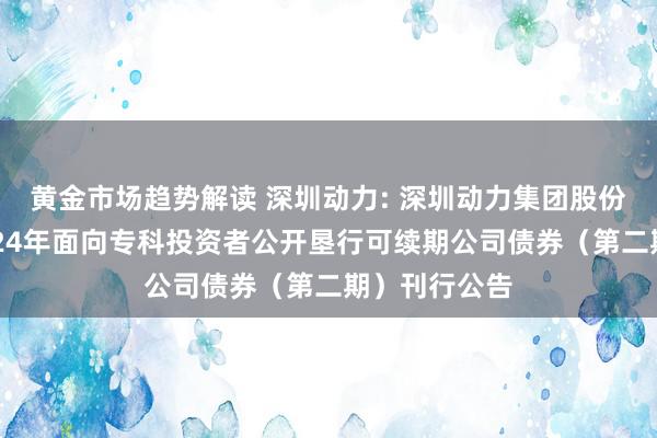 黄金市场趋势解读 深圳动力: 深圳动力集团股份有限公司2024年面向专科投资者公开垦行可续期公司债券（第二期）刊行公告