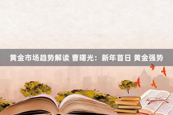 黄金市场趋势解读 曹曙光：新年首日 黄金强势