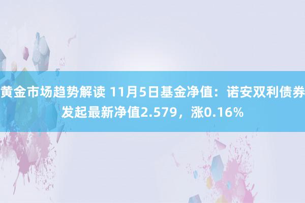 黄金市场趋势解读 11月5日基金净值：诺安双利债券发起最新净值2.579，涨0.16%