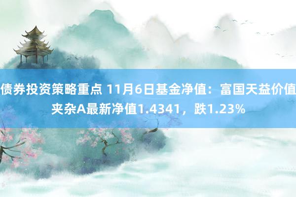 债券投资策略重点 11月6日基金净值：富国天益价值夹杂A最新净值1.4341，跌1.23%