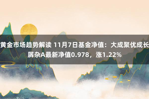 黄金市场趋势解读 11月7日基金净值：大成聚优成长羼杂A最新净值0.978，涨1.22%