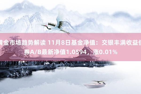 黄金市场趋势解读 11月8日基金净值：交银丰满收益债券A/B最新净值1.0594，涨0.01%