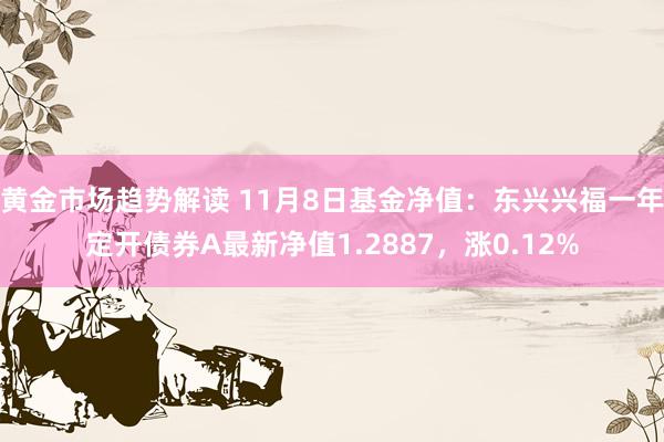 黄金市场趋势解读 11月8日基金净值：东兴兴福一年定开债券A最新净值1.2887，涨0.12%