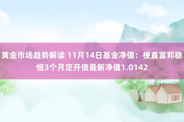 黄金市场趋势解读 11月14日基金净值：梗直富邦稳恒3个月定开债最新净值1.0142