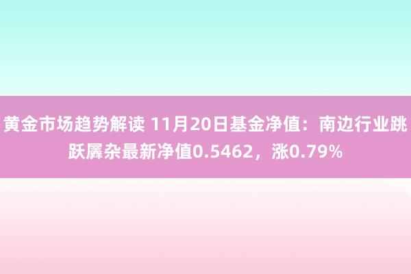 黄金市场趋势解读 11月20日基金净值：南边行业跳跃羼杂最新净值0.5462，涨0.79%