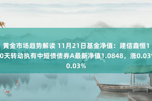 黄金市场趋势解读 11月21日基金净值：建信鑫恒120天转动执有中短债债券A最新净值1.0848，涨0.03%